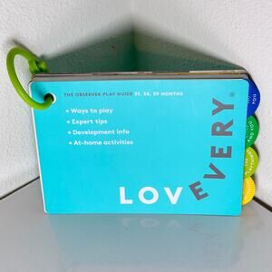 Lovevery The Observer Play‎ Guide Montessori Activity Book For 37-39 Months